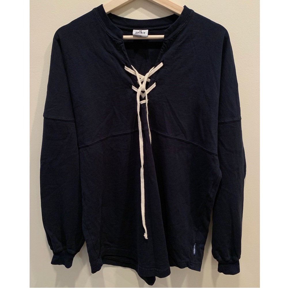 Spirit Jersey • XS • Laguna Beach Lace Up Football Jersey Long Sleeve